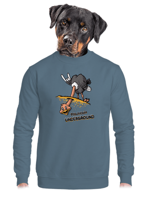 unisex mikina bez kapuce