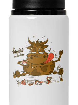 Hovězí na houbách lahev na vodu White