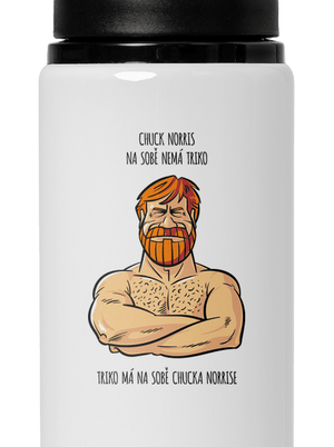 Chuck Norris lahev na vodu White