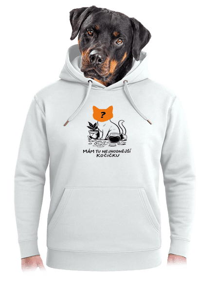 Mám nejhodnější kočičku unisex mikina premium Snowwhite