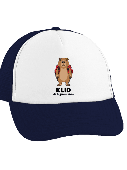 Je to jenom škola kšiltovka truckerka French Navy cap