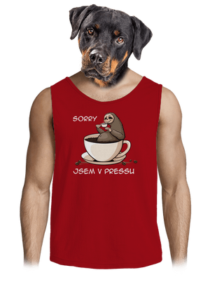 V pressu pánské tílko Red