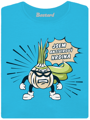 Antivirový hrdina dámské tričko Blue Atol