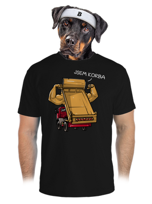 Korba pánské sportovní tričko Black