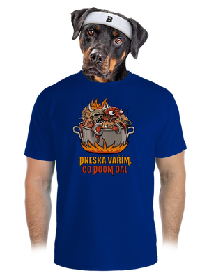 Co Doom dal pánské sportovní tričko Royal Blue Mal