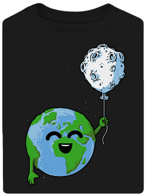 Balónek unisex tričko oversized Black