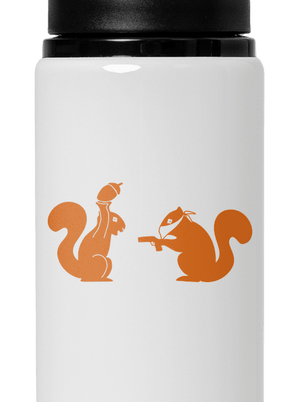 Veverky lahev na vodu White