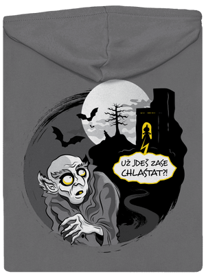 Nosferatu dámská mikina na zip Steel Gray