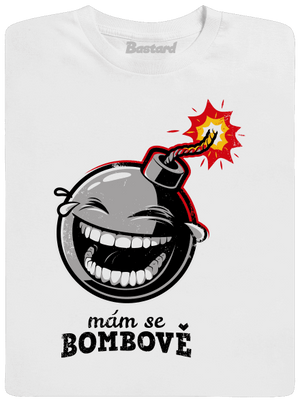 Mám se bombově pánské dlouhý rukáv White