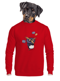 unisex mikina bez kapuce