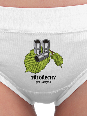 Tři ořechy pro... dámské kalhotky White