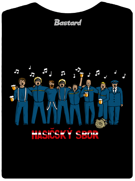 Hasičský sbor dámské tričko Black