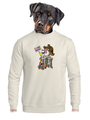 unisex mikina bez kapuce