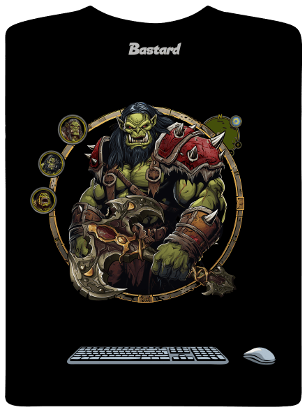B17: Warcraft pánské tričko Black