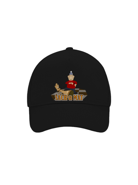 Šach a Mat kšiltovka baseballka Black