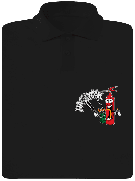 Hasyčák pánská polokošile Black