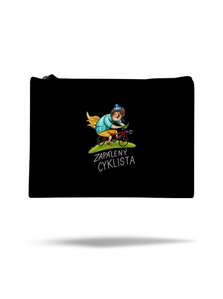 Zapálený cyklista taštička Black