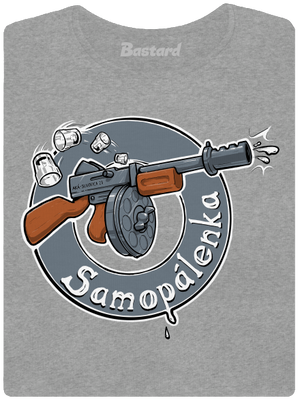 Samopálenka dámské tričko Dark Gray Melange