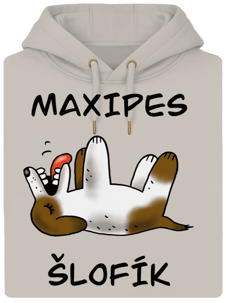 Maxipes Šlofík unisex mikina premium Pastel Macchiato