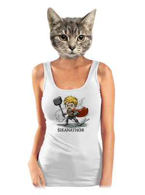 ŠikanáThor dámské tílko klasické White