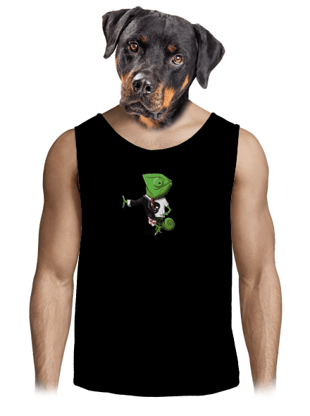 Mistr převleků pánské tílko Black
