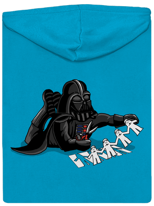 Klonování trooperů dámská mikina na zip Blue Atol