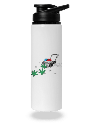 Ganja krize lahev na vodu White