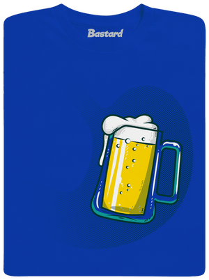 V břiše pánské dlouhý rukáv Royal Blue