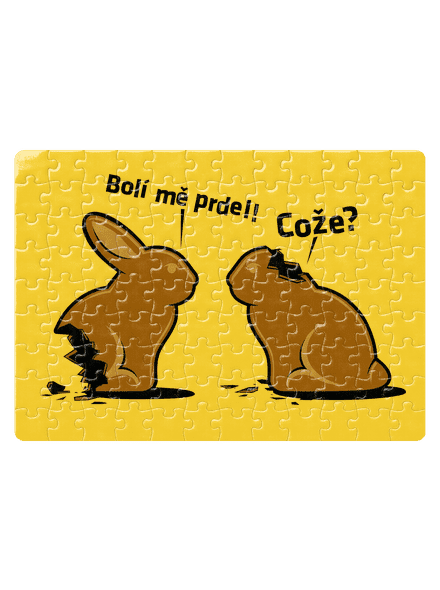 Bolí mě prdel puzzle White