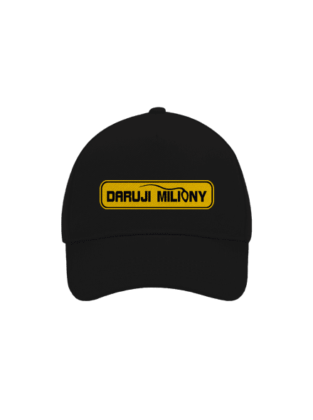 Miliony kšiltovka baseballka Black