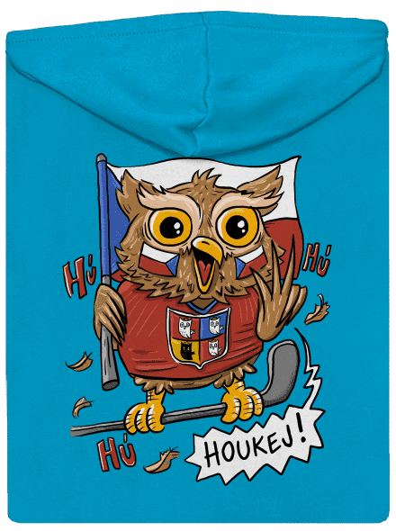Houkej dámská mikina na zip Blue Atol