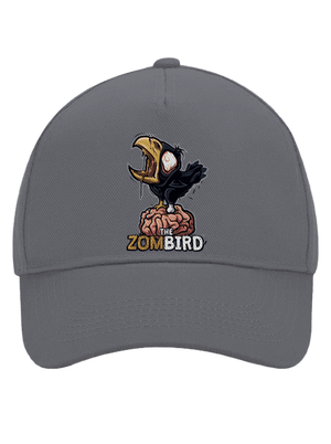 Zombird kšiltovka baseballka Graphite grey