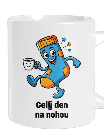 Na nohou velký hrnek White