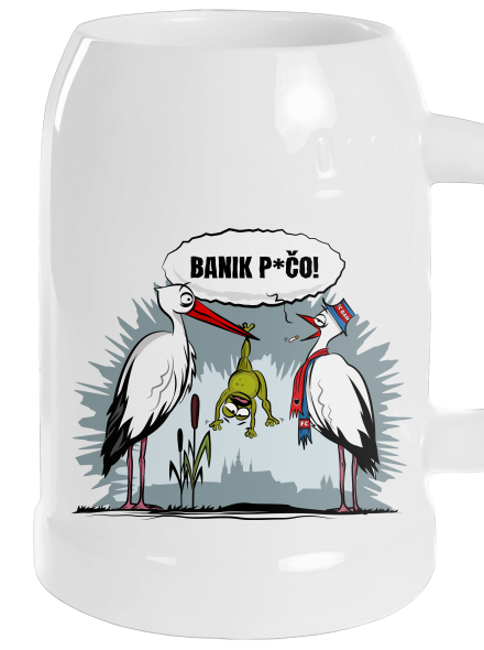 Banik p*čo! půllitr White