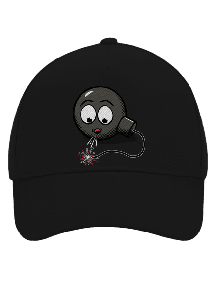 Bomba kšiltovka baseballka Black