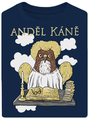 Anděl Káně unisex tričko oversized Midnight Blue