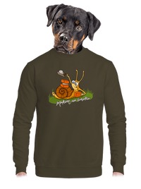 unisex mikina bez kapuce