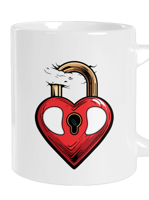 Zámek lásky velký hrnek White