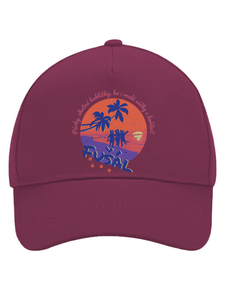 Fušál kšiltovka baseballka Burgundy