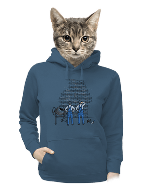 Zedníci dámská mikina klokanka Denim