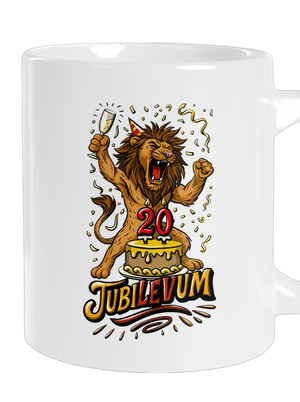 Jubilevum velký hrnek White