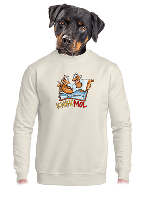 unisex mikina bez kapuce