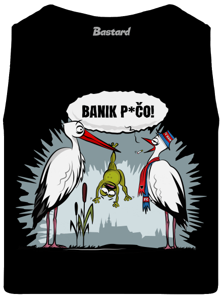 Banik p*čo! pánské tílko Black