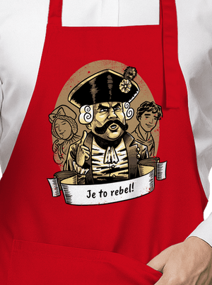 B14: S čerty nejsou žerty zástěra Red