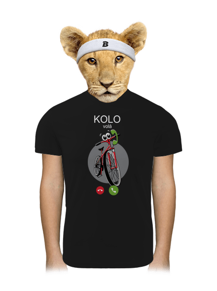 Kolo volá dětské sportovní tričko Black