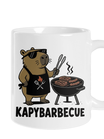 Kapybarbecue klasický hrnek White