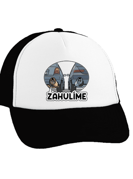 Zahulíme kšiltovka truckerka Black cap