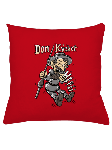 Don Kýchot polštář Red
