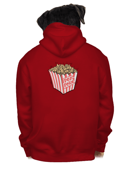 Popporn pánská mikina na zip Red