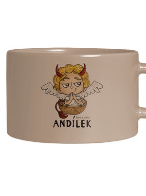 Andílek hrnek makronka Brown Macaron